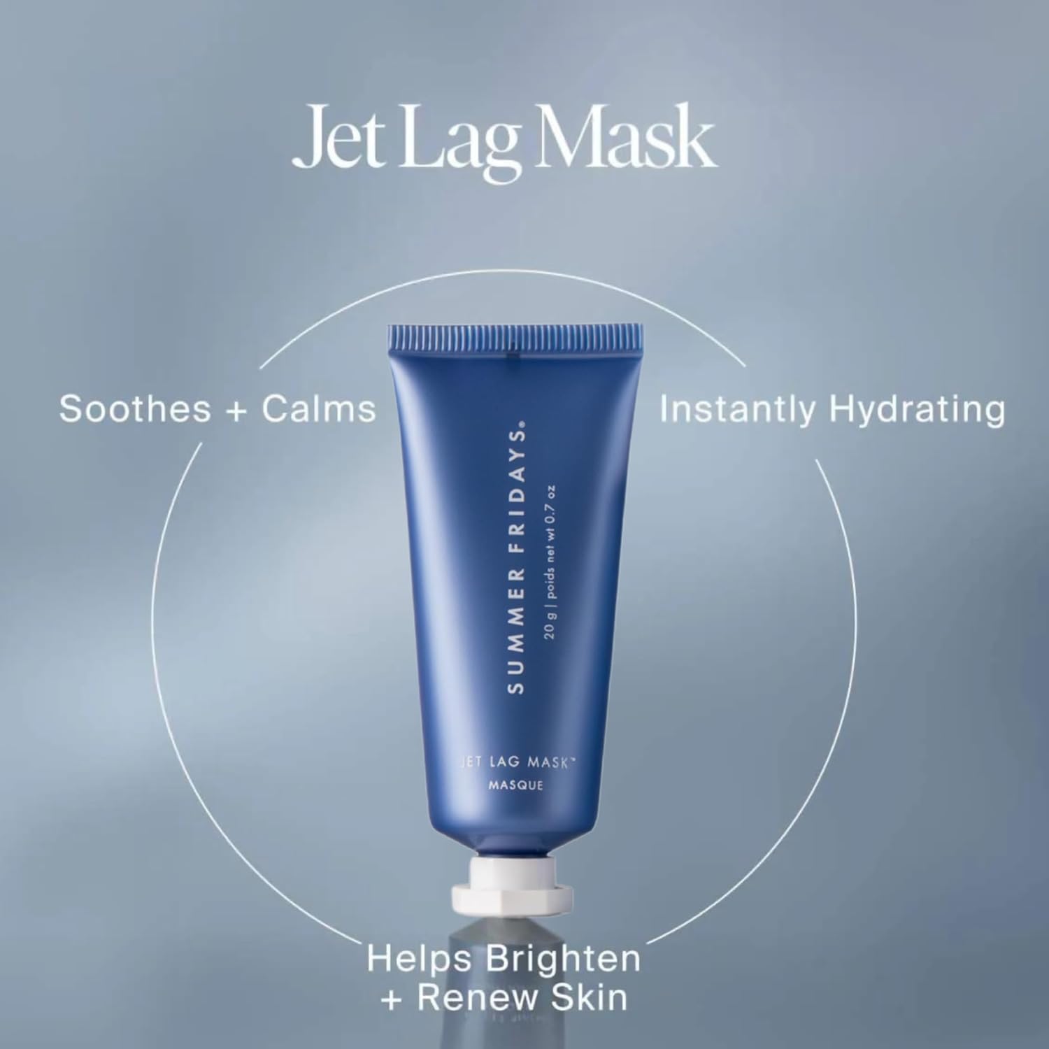 Summer Fridays Jet Lag™ Essentials - Mini Hydrating Skin Care Set With Jet Lag™ Mask, Eye Patches, Deep Hydration Face Serum & Hydration Mist - Travel Size Skincare Kit & Gift Set (4 Count) – Image 3