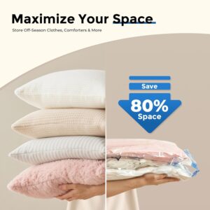 Alternative view of ETENWOLF 12 Pack Vacuum Storage Bags with Rechargeable Wireless Pump, Vacuum Seal Bags for Clothes and Travel, Space Saver Bags in Multiple Carry-On Sizes, Perfect for Luggage and Suitcases
