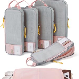 BAGSMART 6 Set /4 Set/2 Set Compression Packing Cubes for Travel, Lightweight Luggage Organizer Bags, Durable Space Saver Bags Travel Essentials